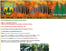 Tablet Screenshot of ottawatreefarm.com